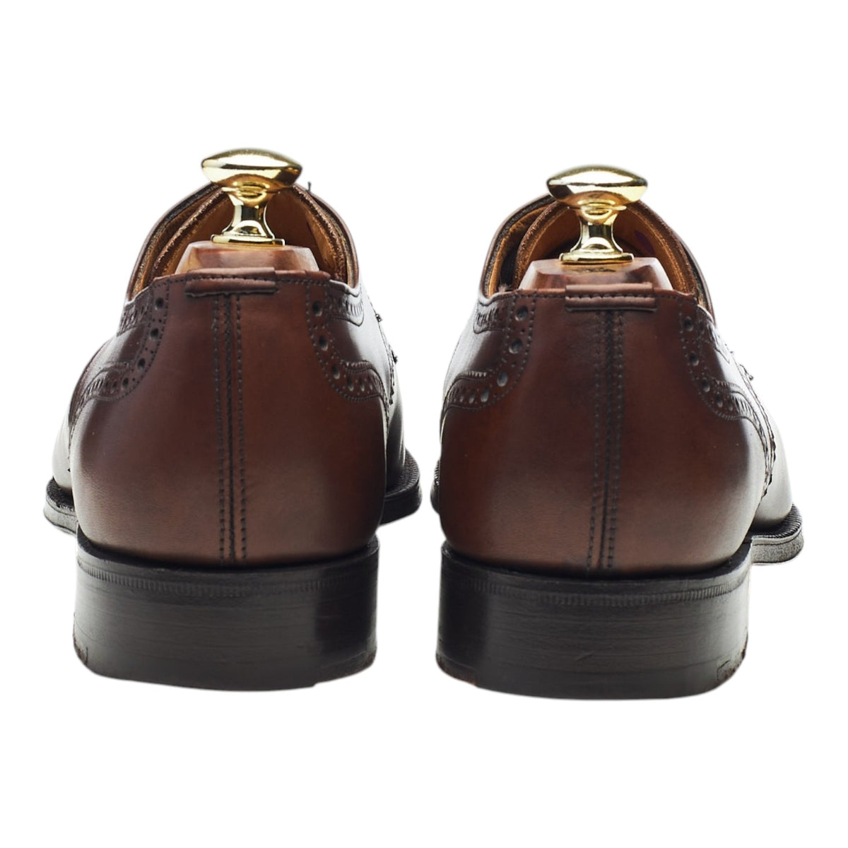 'Cambridge' Dark Brown Leather Oxford Brogues UK 7 F