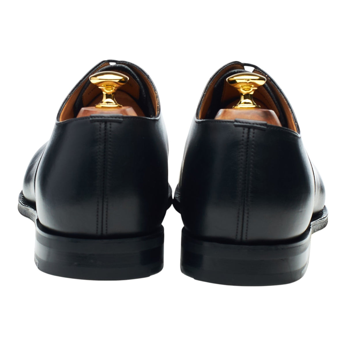 'Consul' Black Leather Oxford UK 10 G