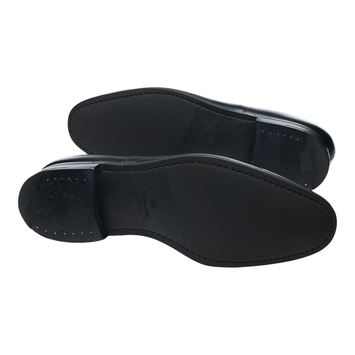 'Consul' Black Leather Oxford UK 10 G