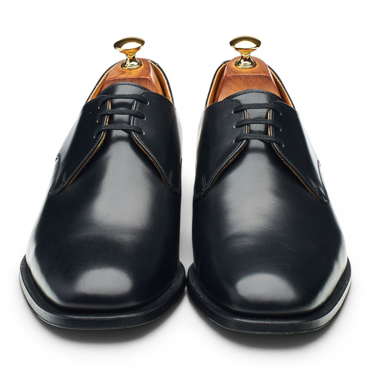 'Woodstock' Black Leather Derby UK 10.5 E