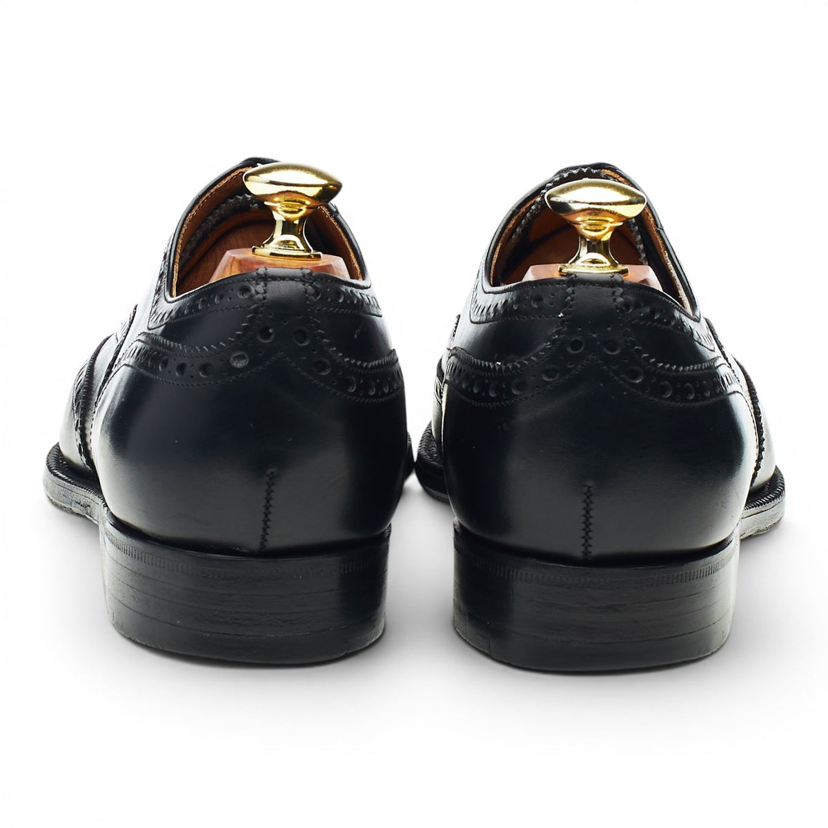 'Chetwynd' Black Leather Oxford Brogues UK 7.5 F