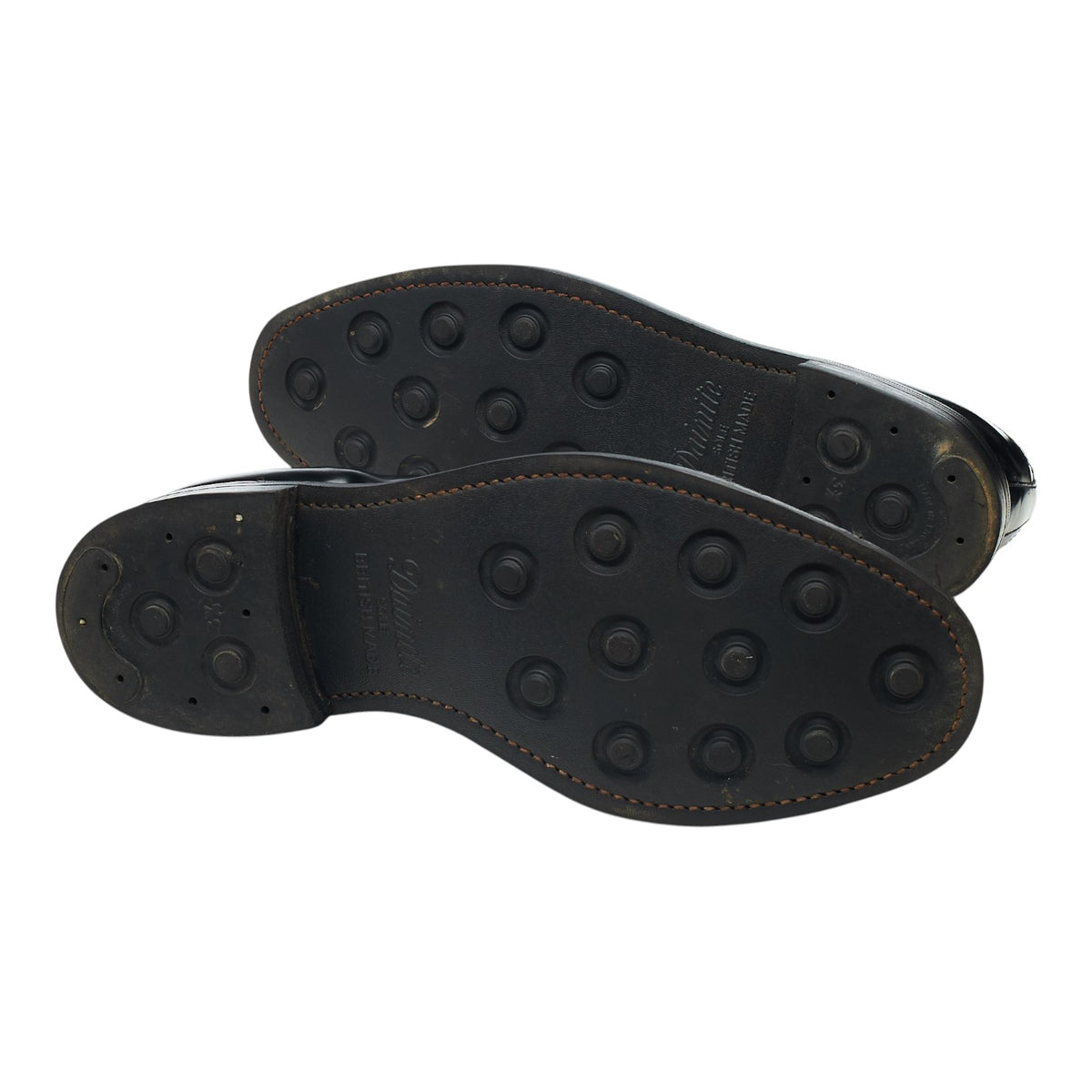 'Braemar' Black Leather Derby Brogues UK 9 F