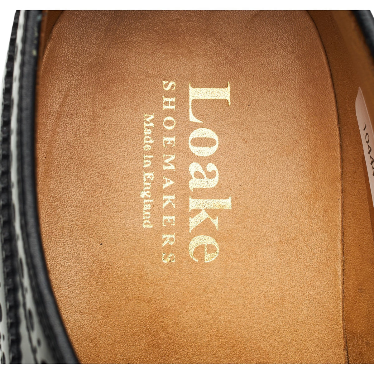 'Braemar' Black Leather Derby Brogues UK 9 F