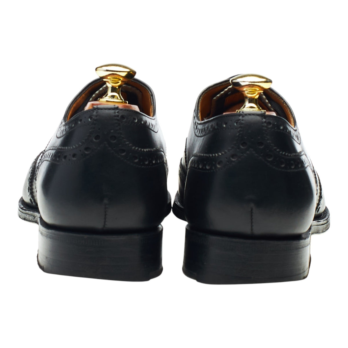 'Chetwynd' Black Leather Oxford Brogues UK 7 F