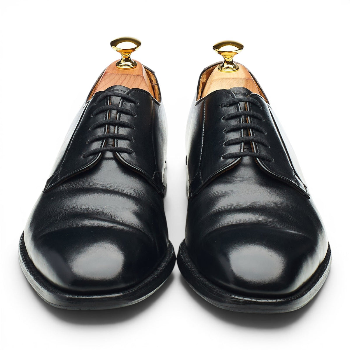'Archway' Black Leather Derby UK 8 F