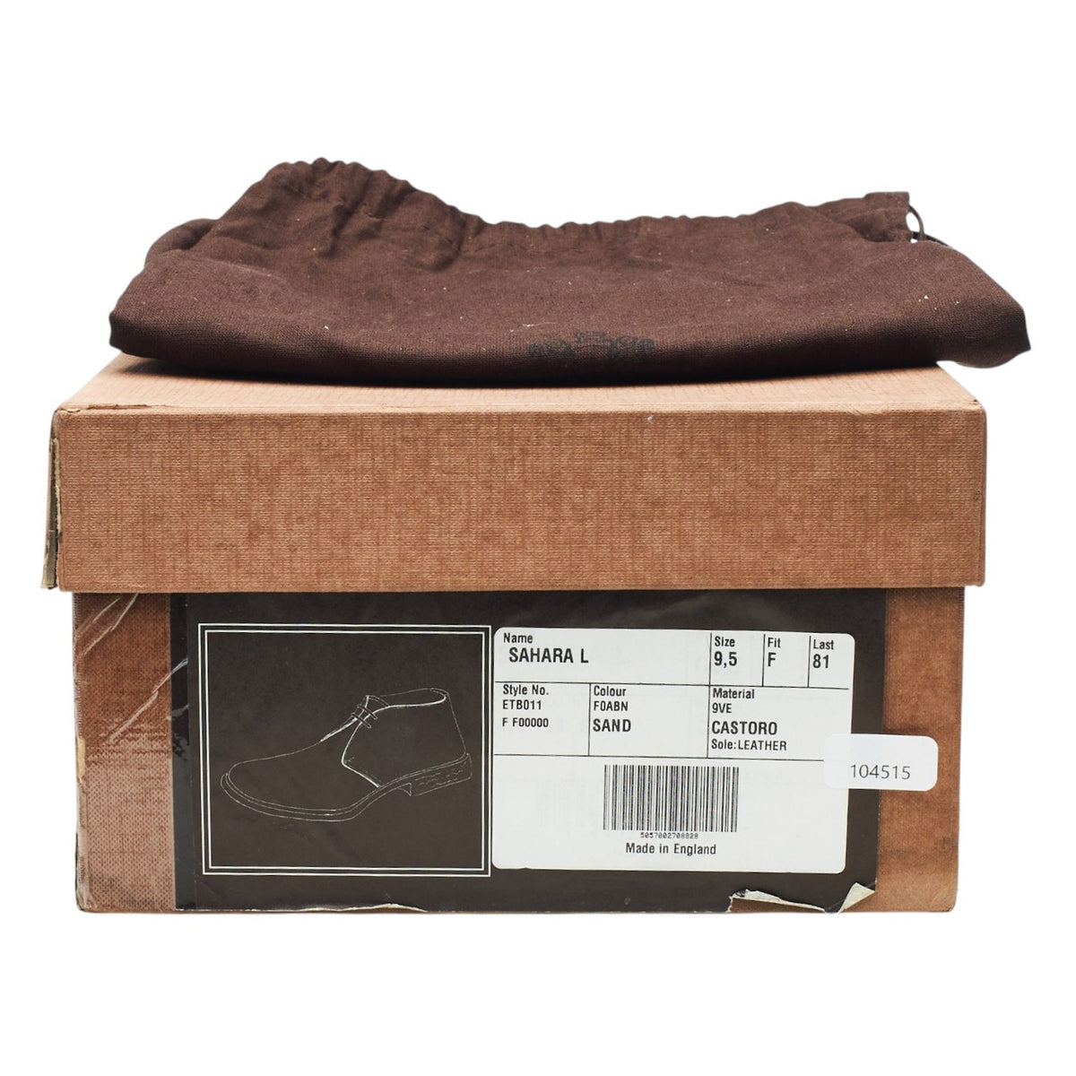 'Sahara' Sand Suede Chukka Boots UK 9.5 F