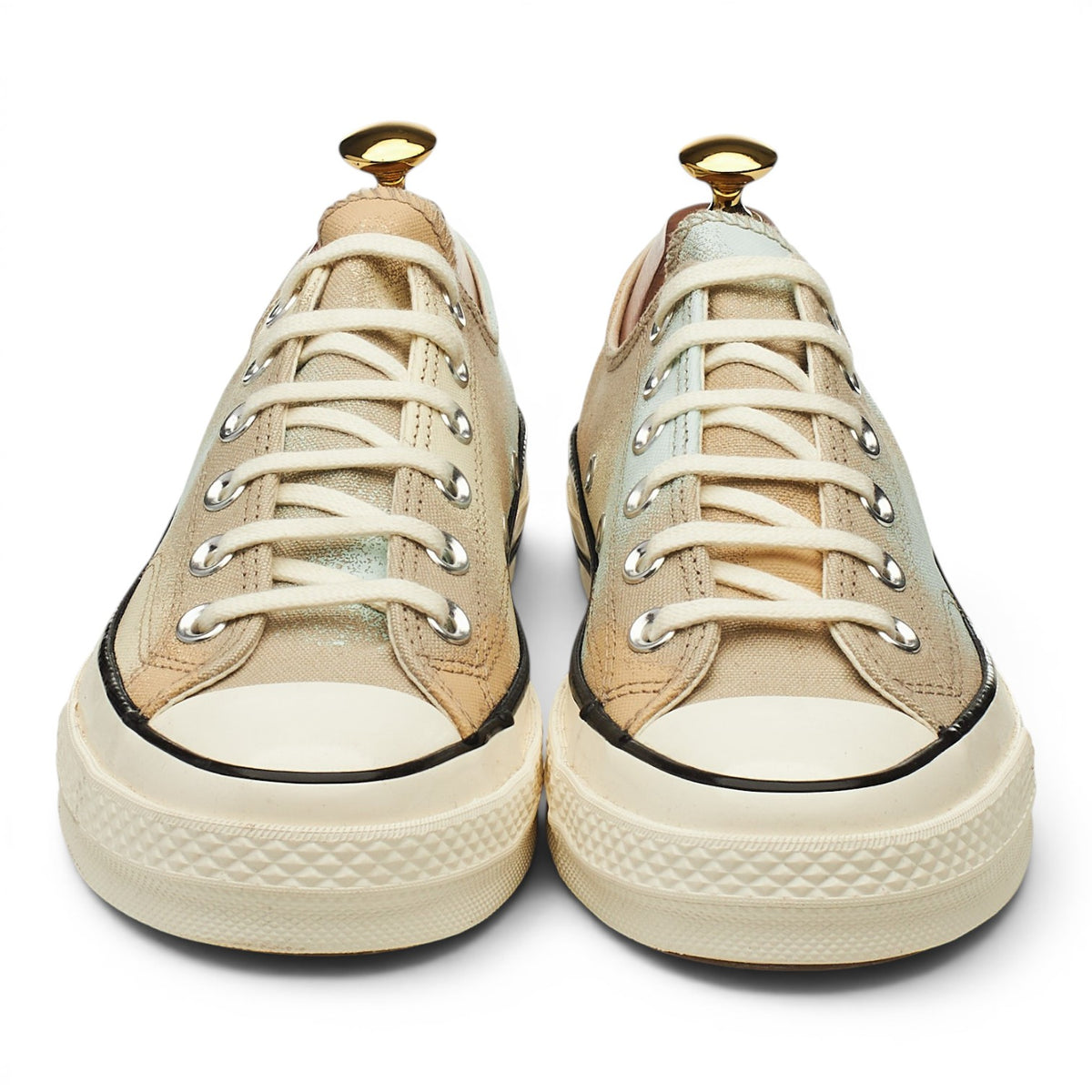 'Chuck 70 Low' Stone Canvas Sneakers UK 7