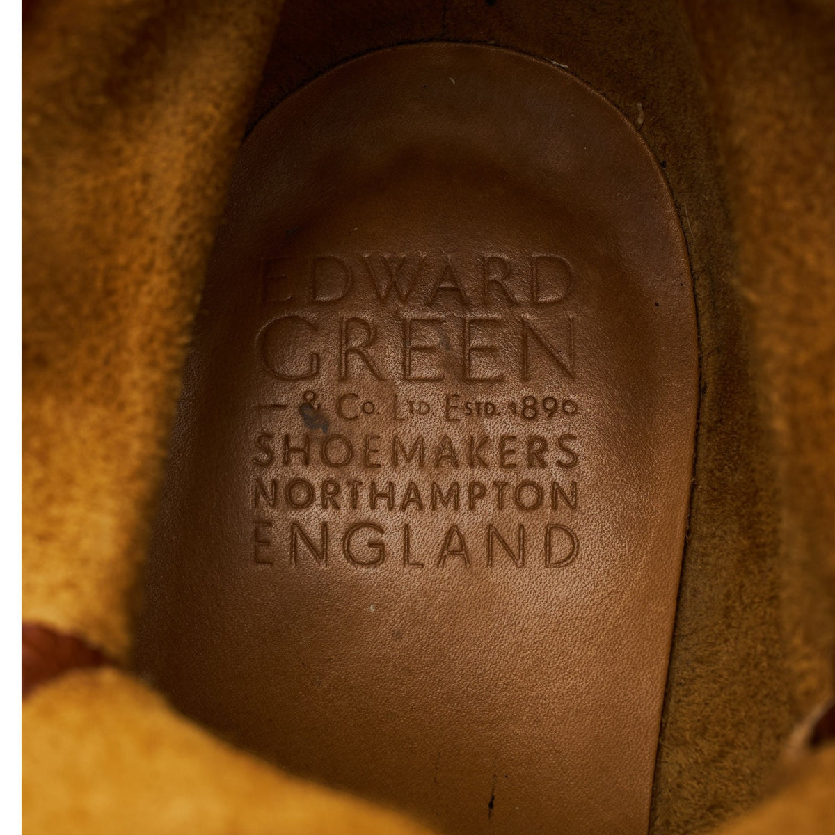 'Galway' Tan Brown Grain Leather Boots UK 8.5 E