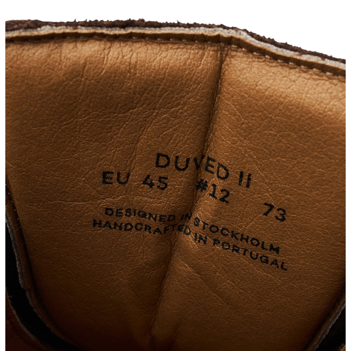 'Duved II' Dark Brown Suede Hiking Boots UK 11 EU 45