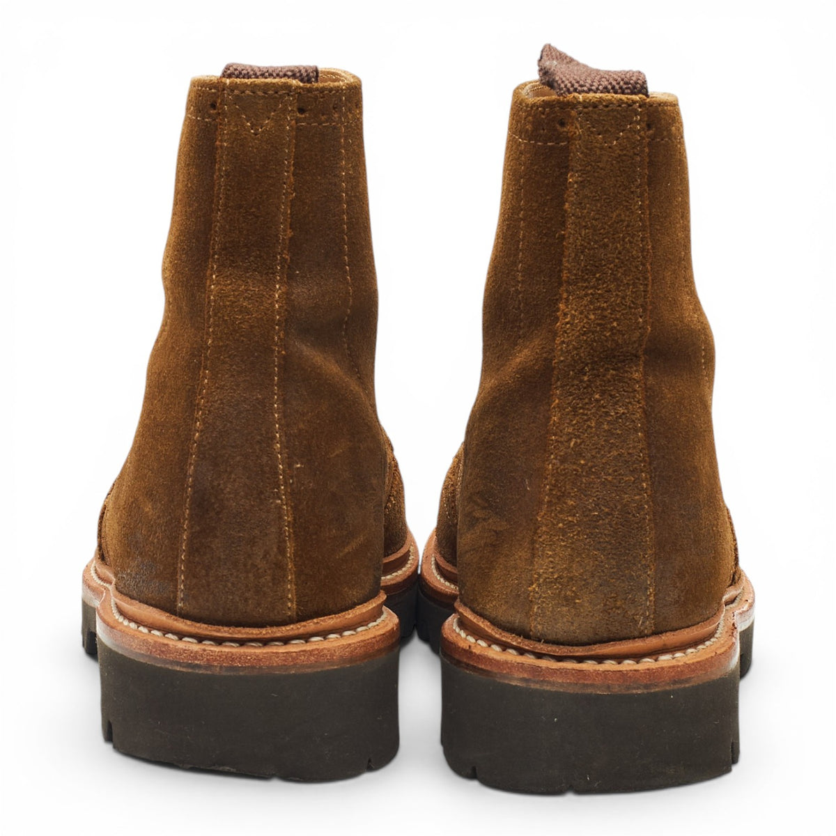 Women's 'Emmaline' Snuff Brown Suede Brogue Boots UK 5