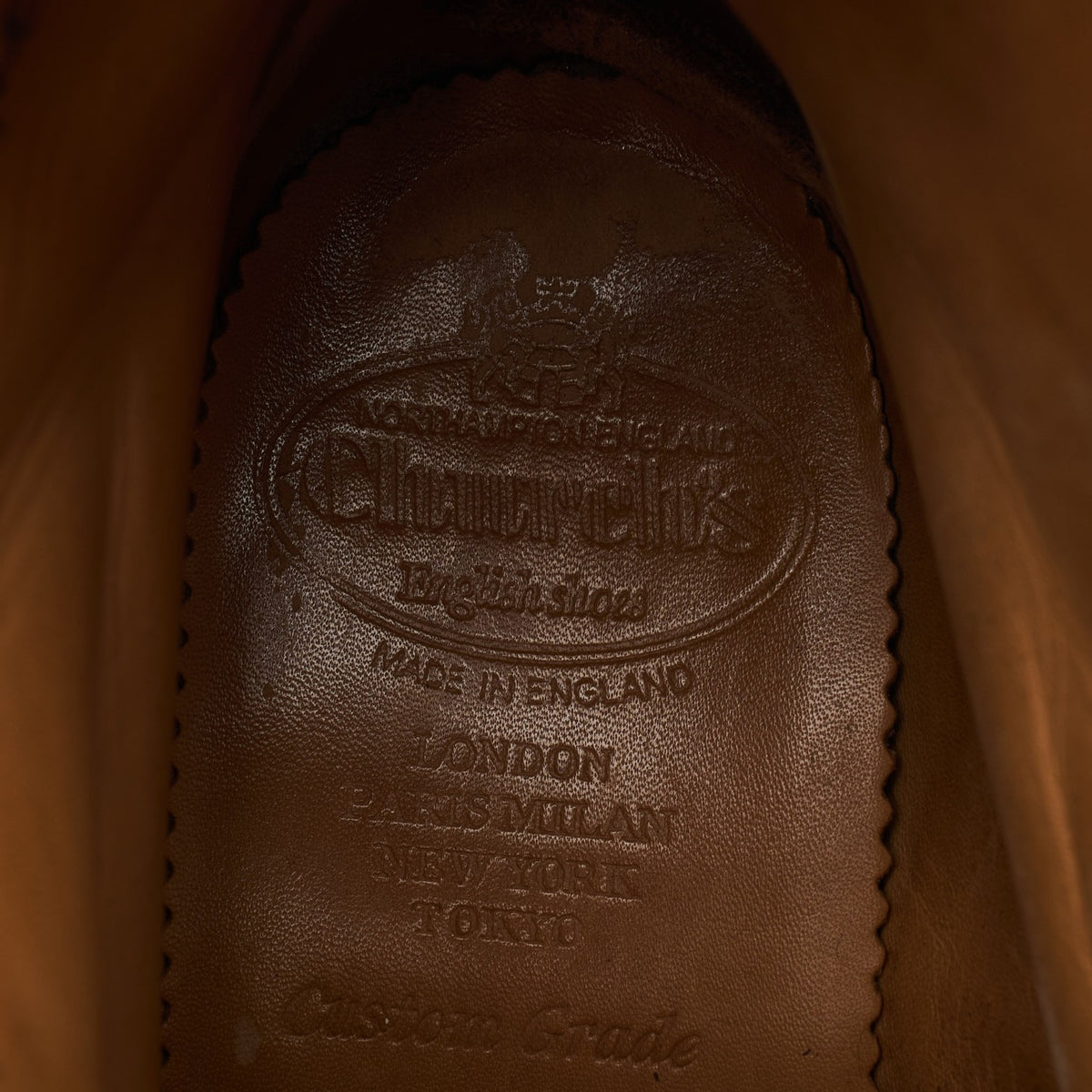 'McFarlane' Tan Brown Grain Brogue Boots UK 5.5 G