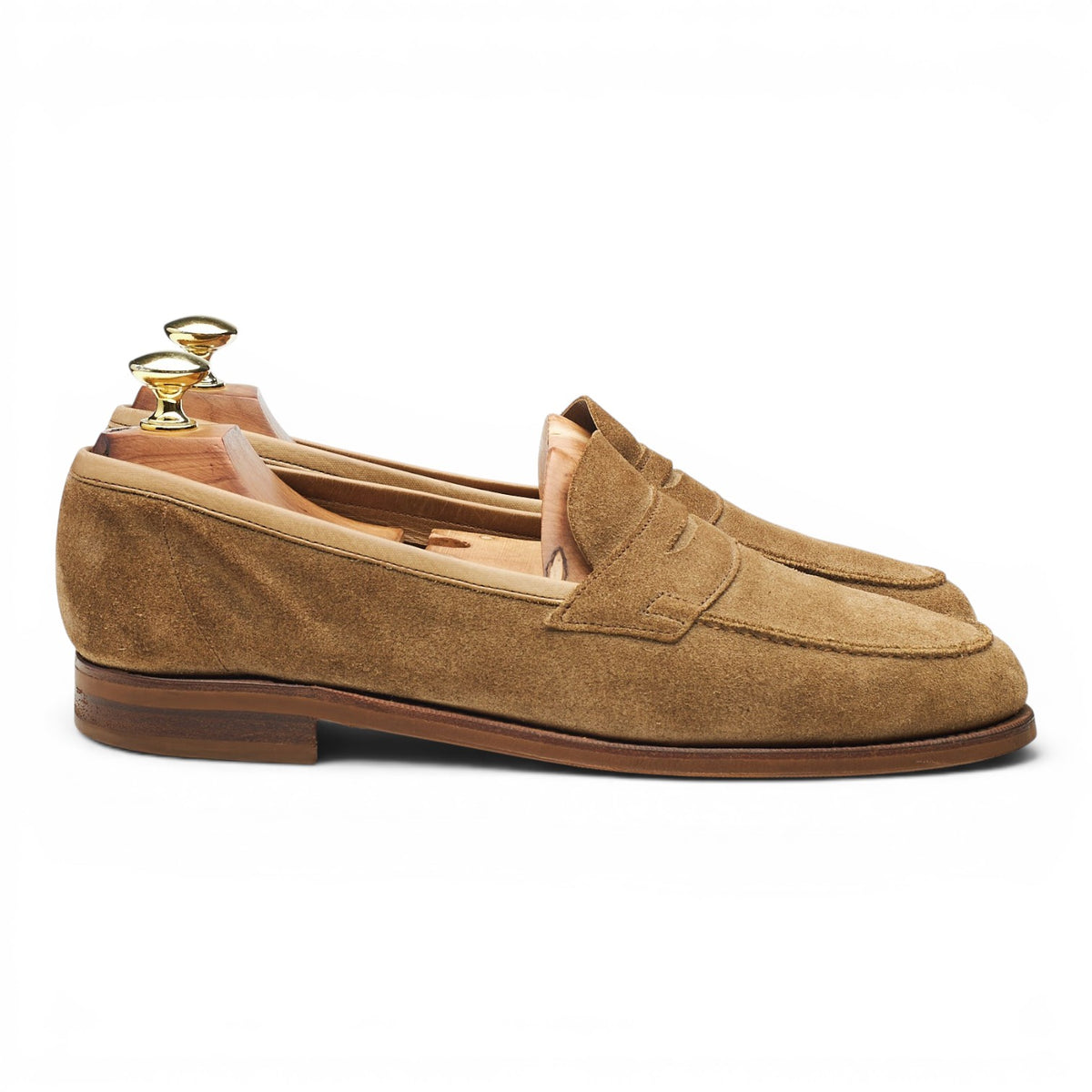 'Duke' Light Brown Suede Loafers UK 6.5 E