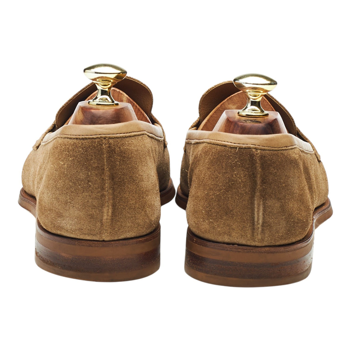 'Duke' Light Brown Suede Loafers UK 6.5 E