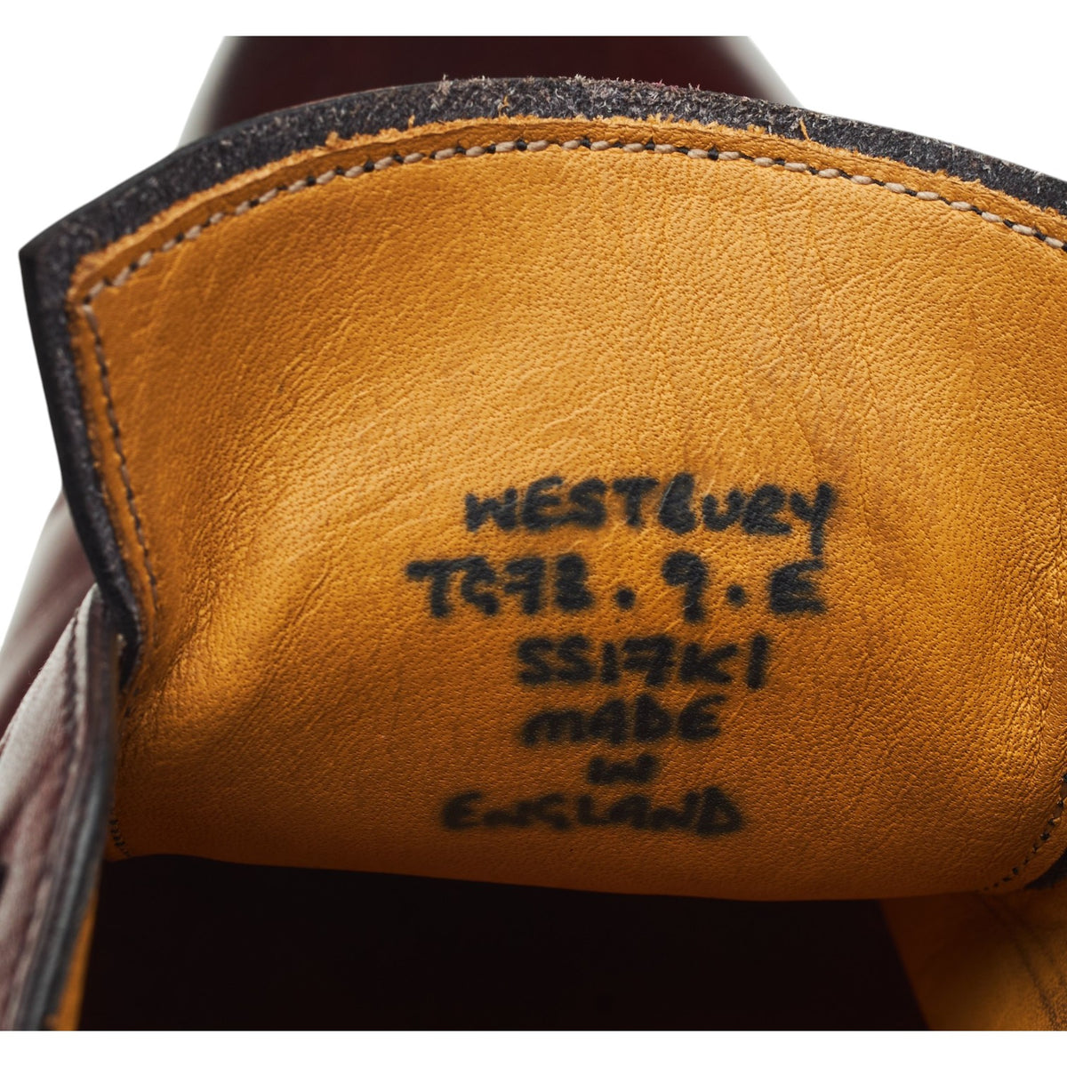 'Westbury' Burgundy Leather Oxford UK 9 E
