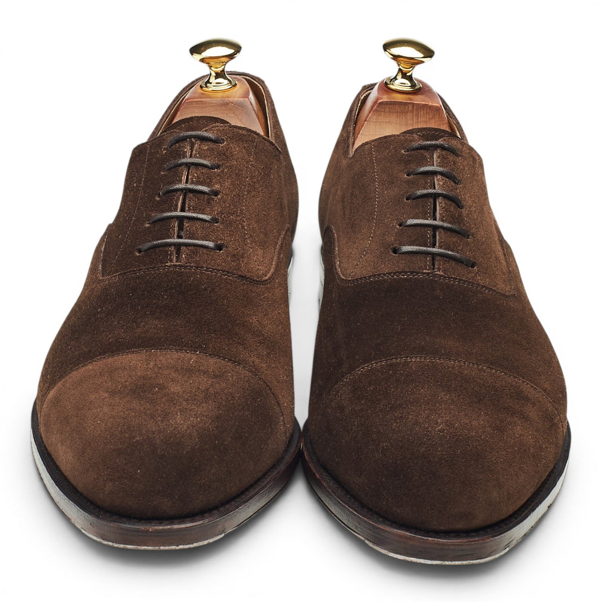 '732' Dark Brown Suede Oxford UK 9.5 EE