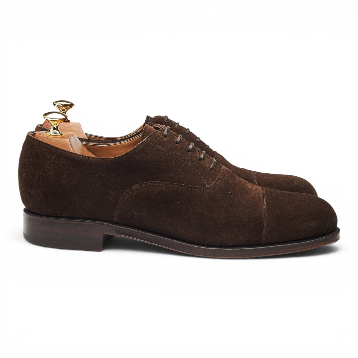 '732' Dark Brown Suede Oxford UK 9.5 EE
