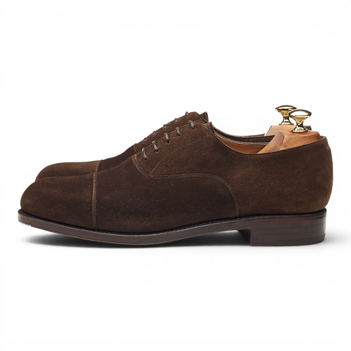 '732' Dark Brown Suede Oxford UK 9.5 EE