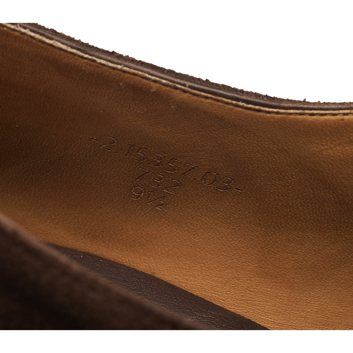 '732' Dark Brown Suede Oxford UK 9.5 EE