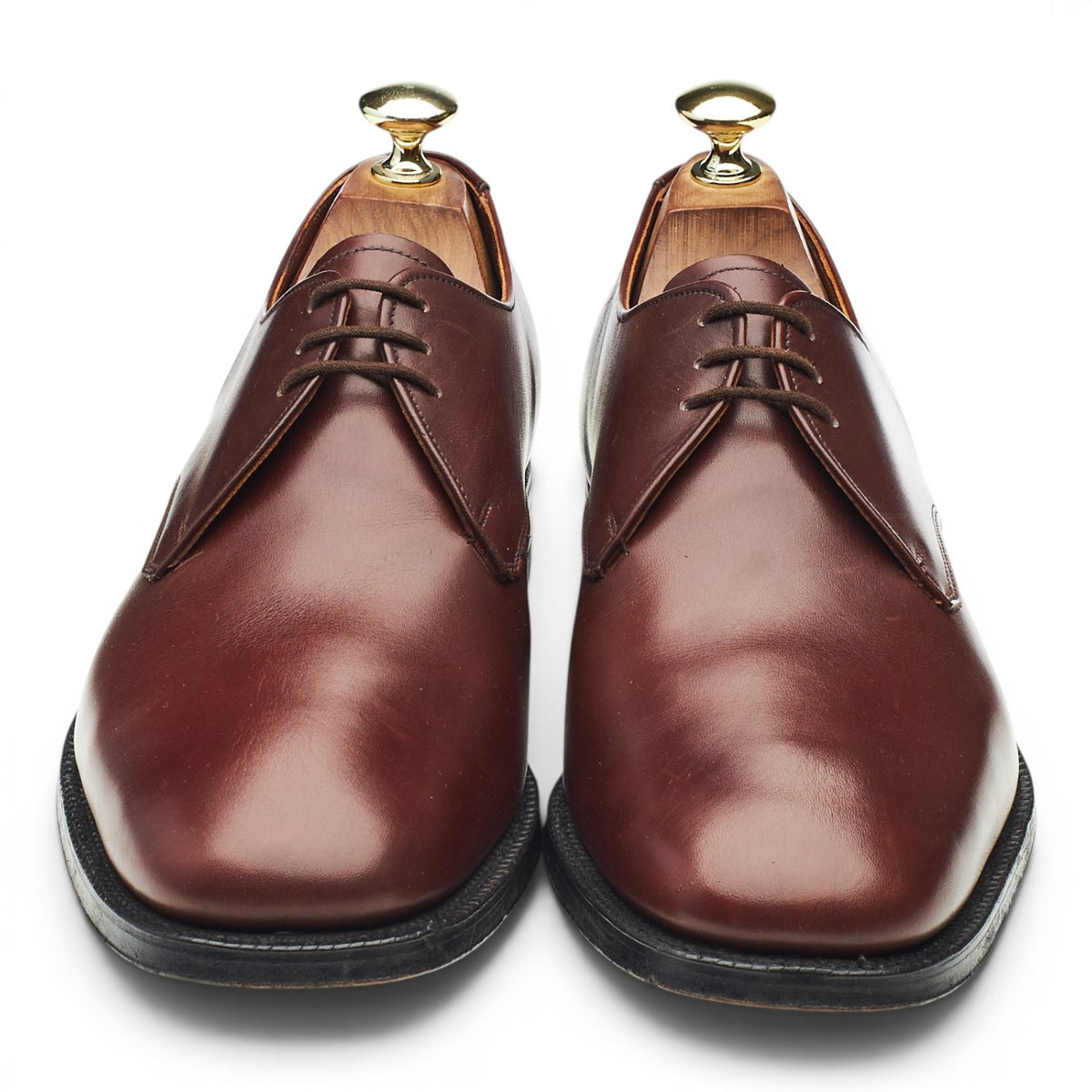 Vintage 'Rye' Brown Leather Derby UK 7.5 E