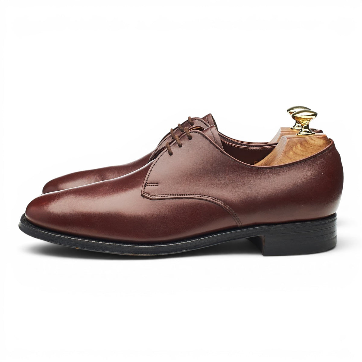 Vintage 'Rye' Brown Leather Derby UK 7.5 E