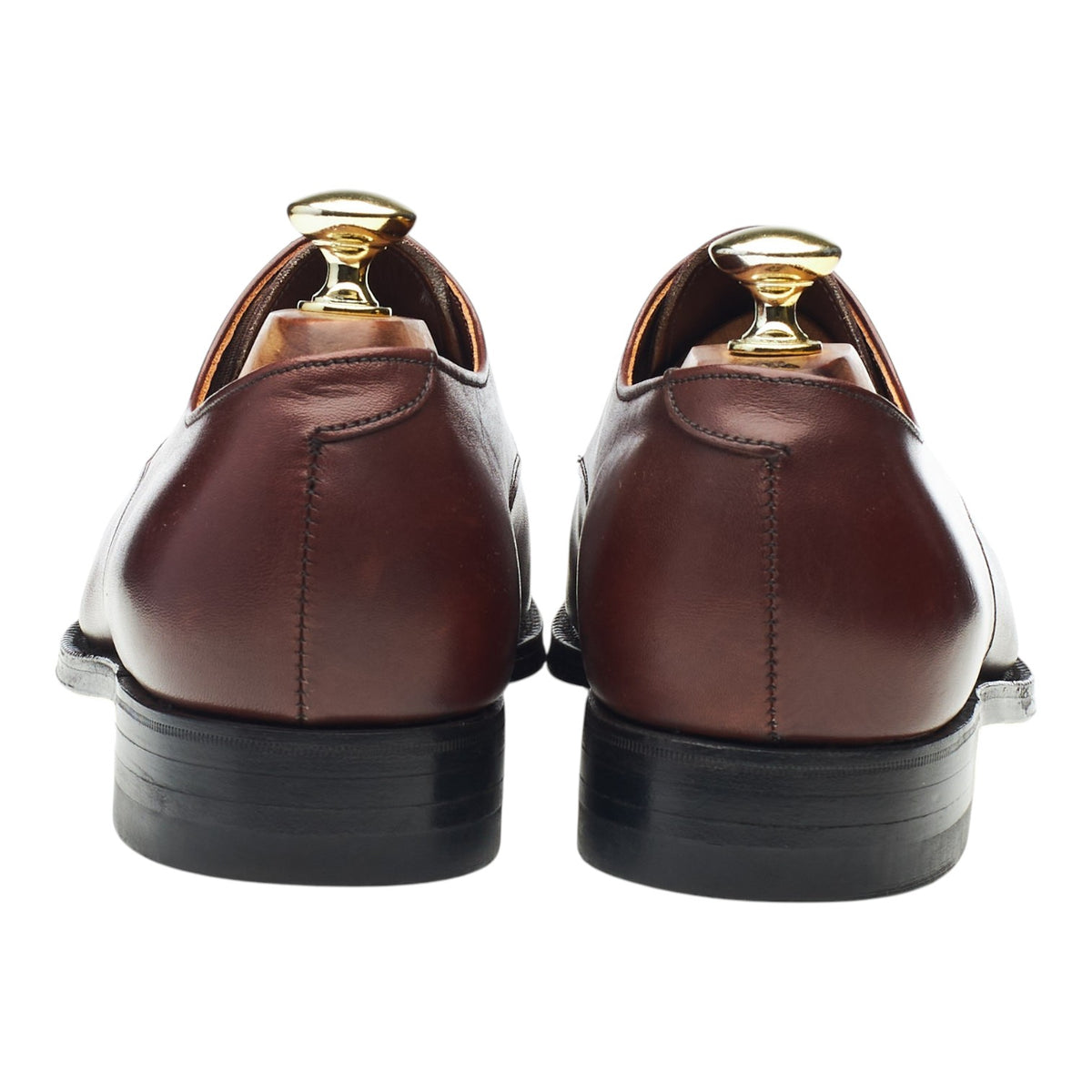 Vintage 'Rye' Brown Leather Derby UK 7.5 E