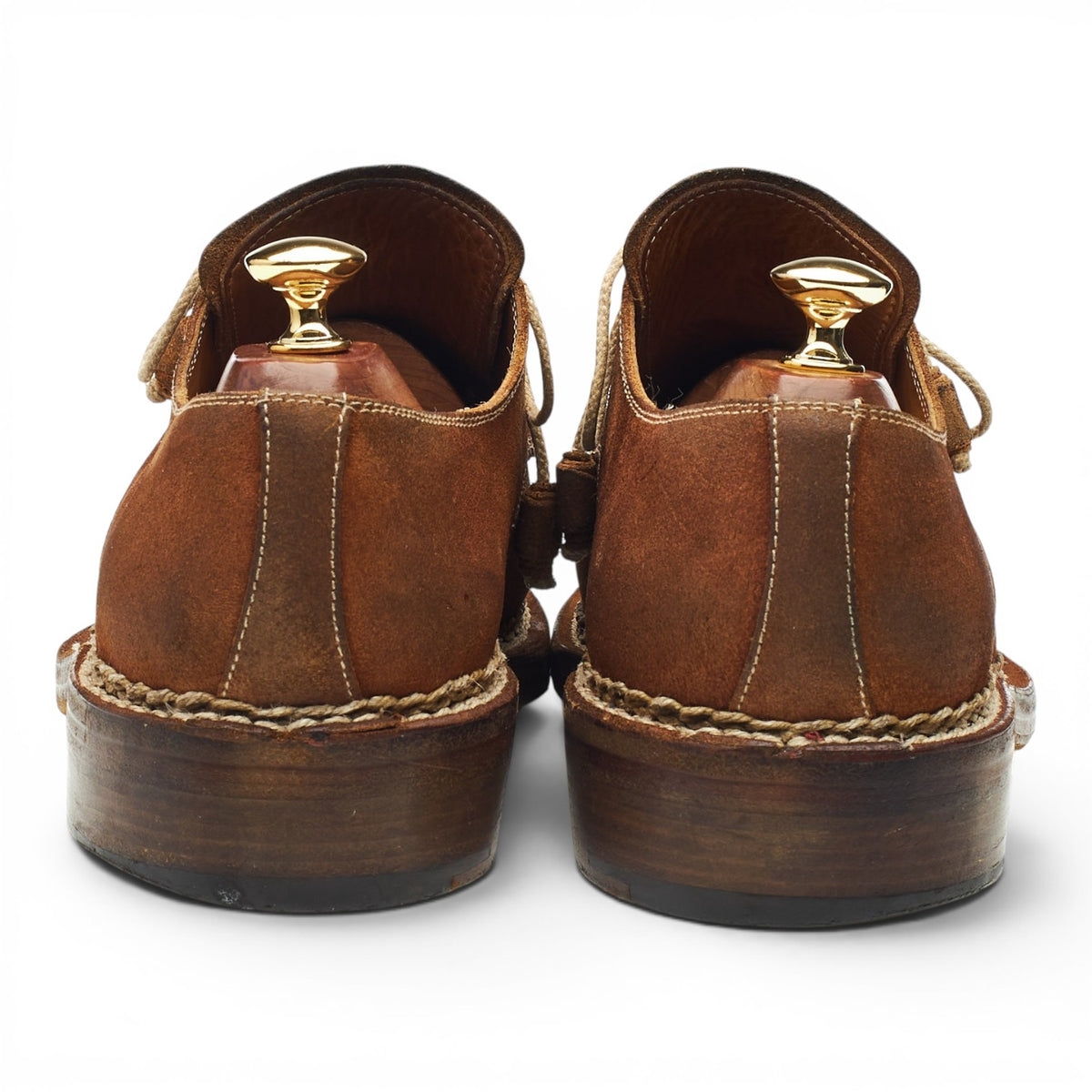 Snuff Brown Suede Split Toe Derby UK 9.5 US 10