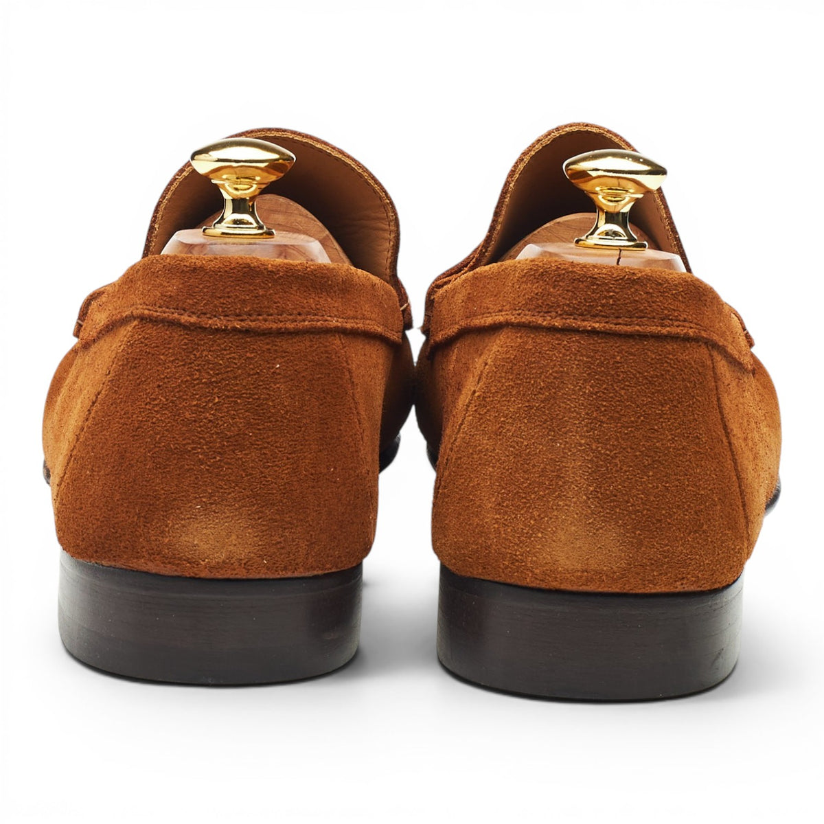 'Milan' Snuff Brown Suede Loafers UK 12 EU 46