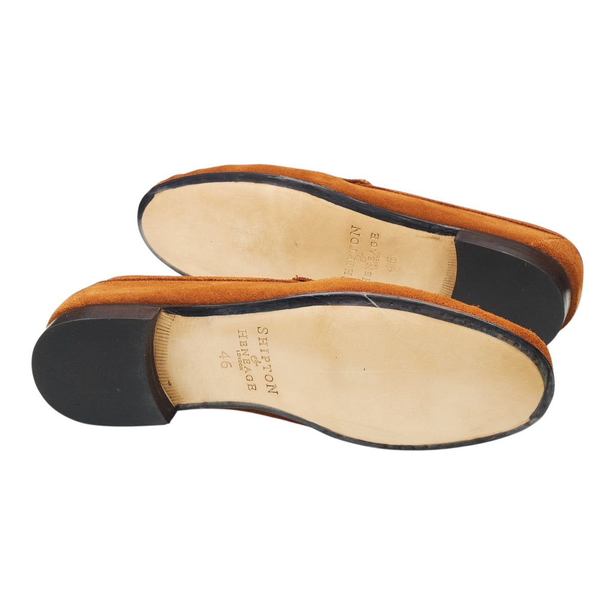 'Milan' Snuff Brown Suede Loafers UK 12 EU 46