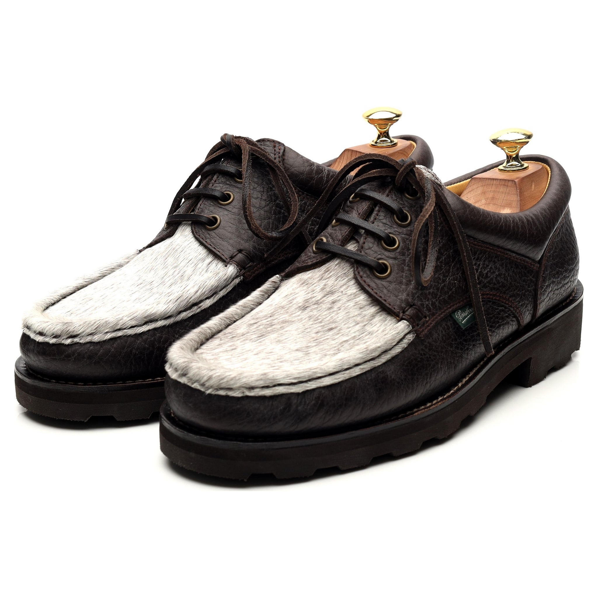 'Thiers' Dark Brown Leather Deck Shoes UK 8 - Abbot's Shoes