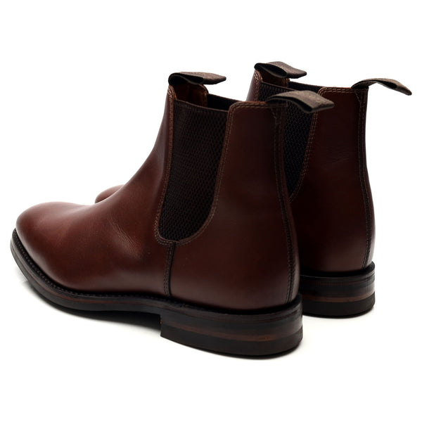 1880 'Chatsworth' Brown Leather Chelsea Boots UK 6 G - Abbot's Shoes