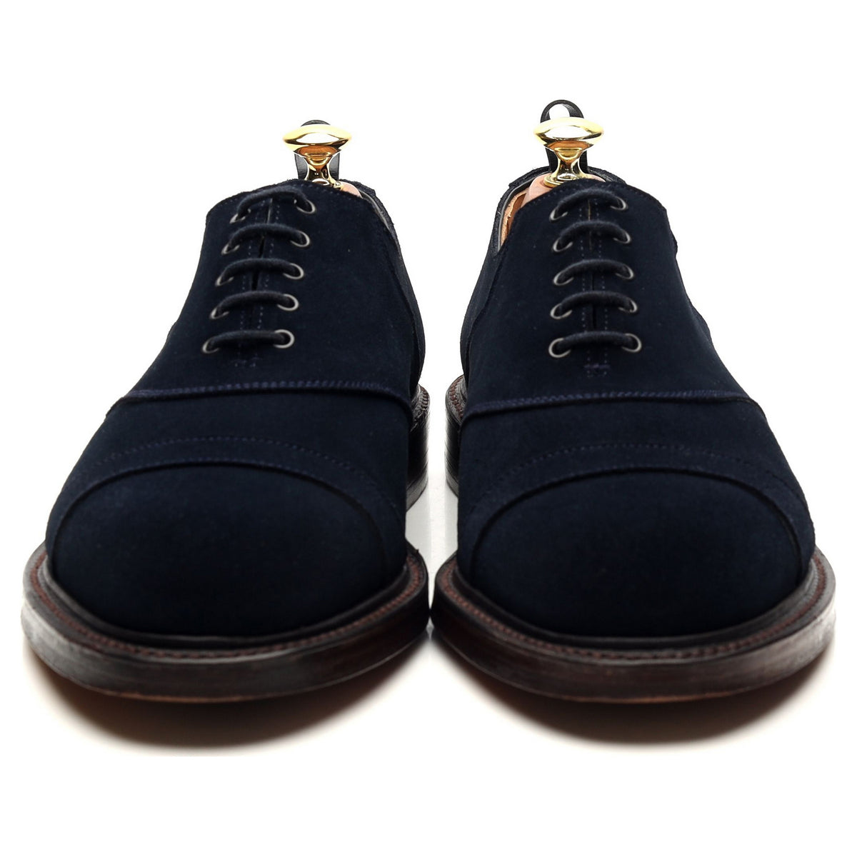 Brooks Brothers Navy Blue Suede Oxford UK 8.5 US 9.5