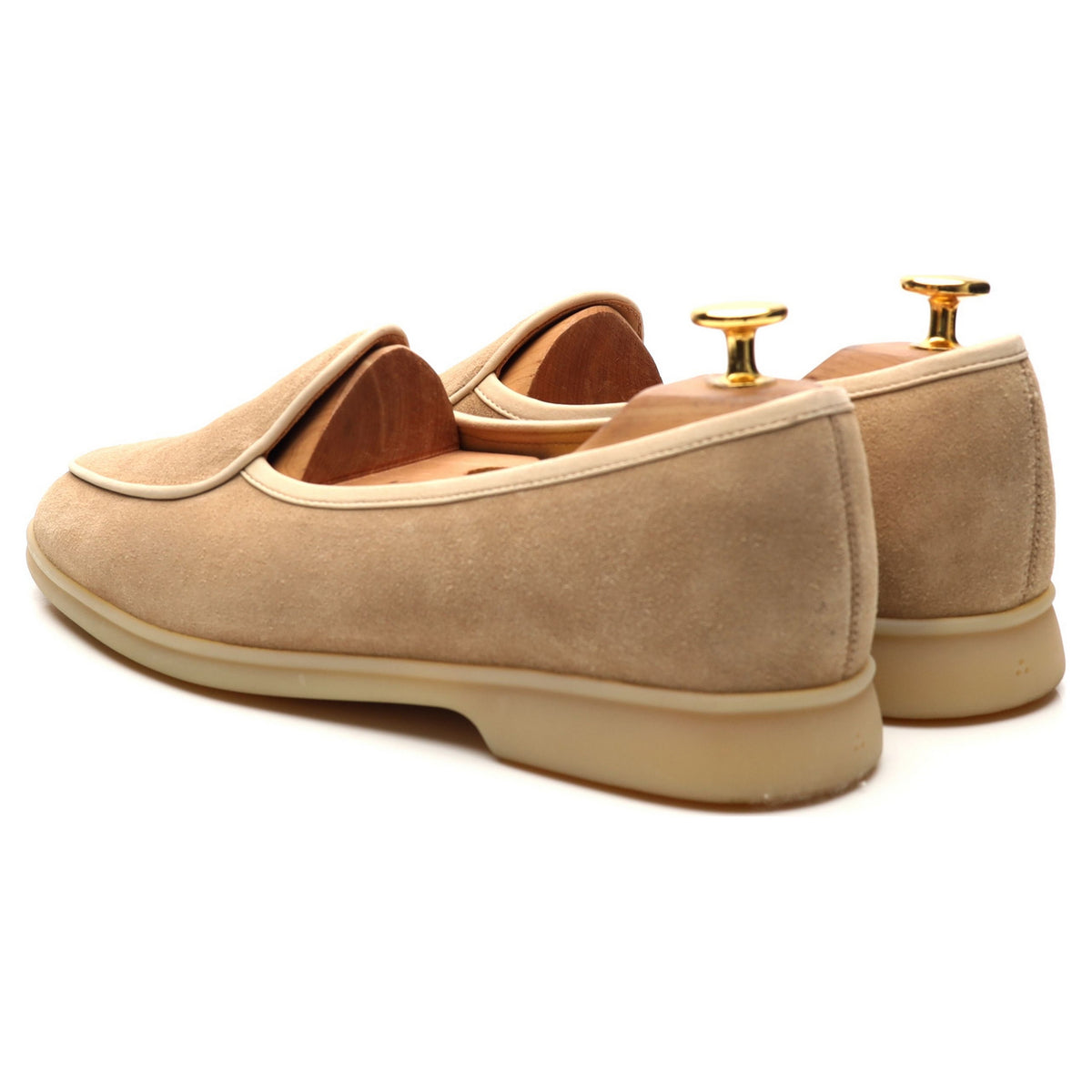 Women&#39;s &#39;Sagan Stride&#39; Beige Suede Slip On Loafers UK 5 / UK 5.5