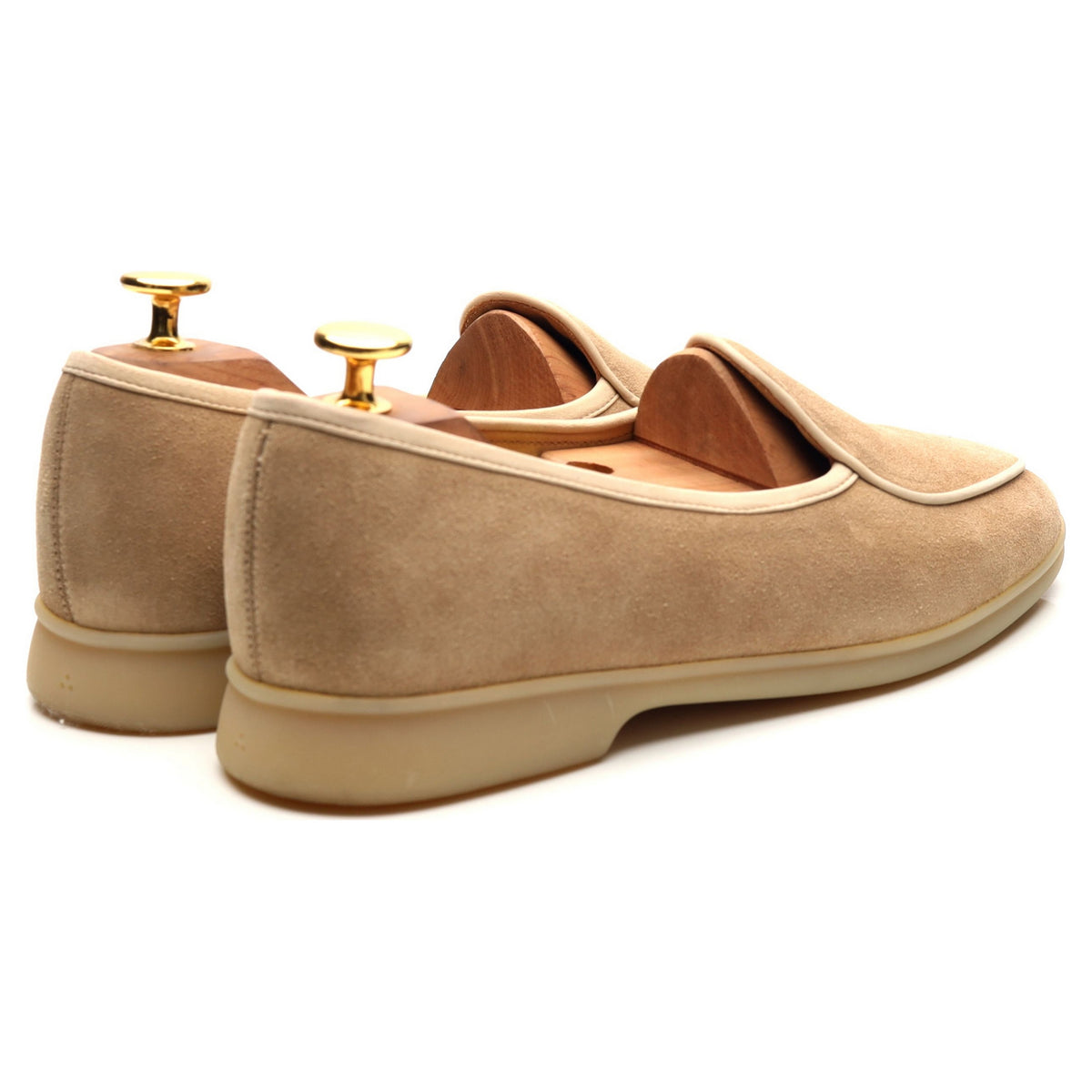 Women&#39;s &#39;Sagan Stride&#39; Beige Suede Slip On Loafers UK 5 / UK 5.5