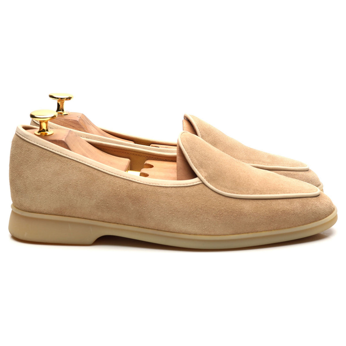 Women&#39;s &#39;Sagan Stride&#39; Beige Suede Slip On Loafers UK 5 / UK 5.5