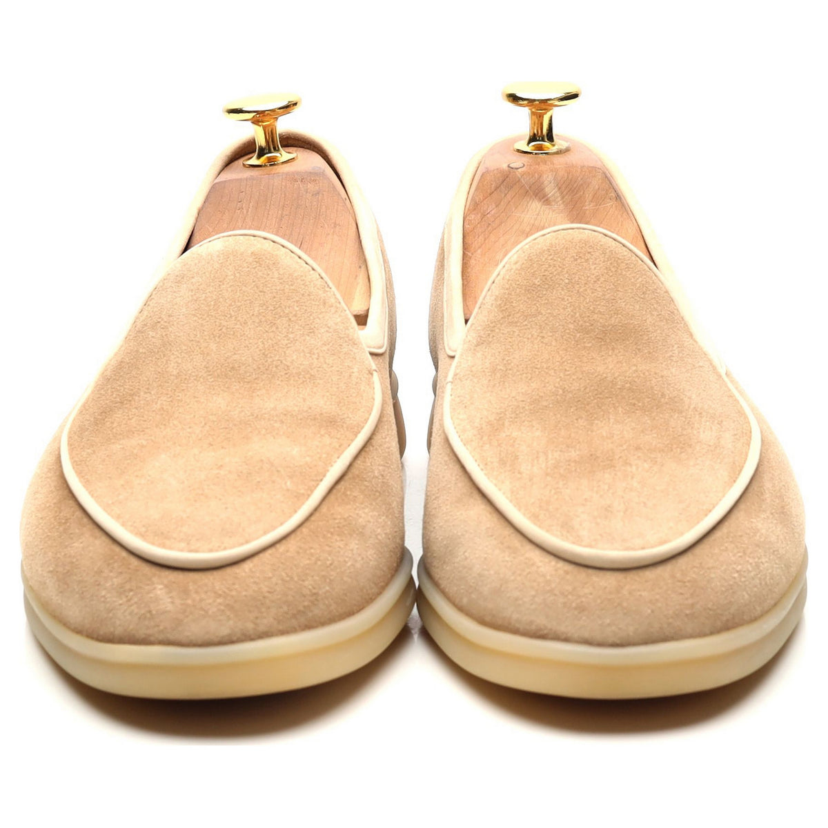 Women&#39;s &#39;Sagan Stride&#39; Beige Suede Slip On Loafers UK 5 / UK 5.5