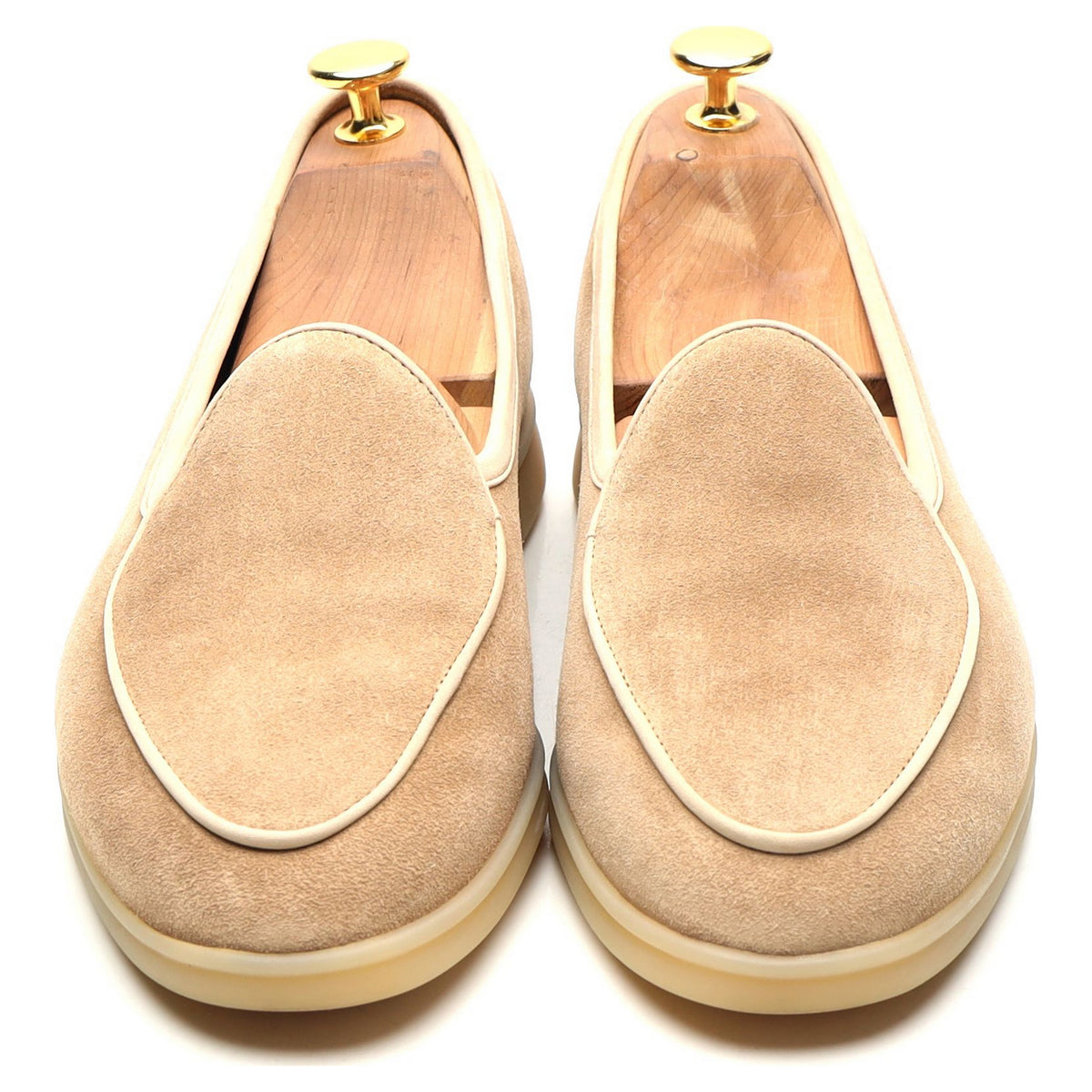 Women&#39;s &#39;Sagan Stride&#39; Beige Suede Slip On Loafers UK 5 / UK 5.5