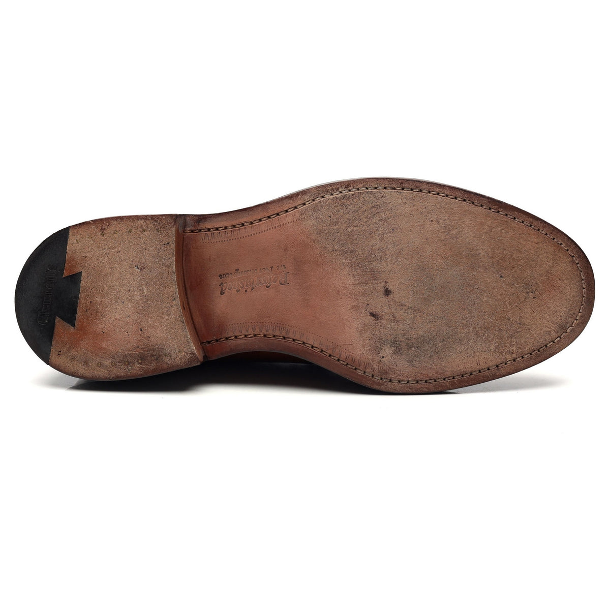 &#39;Shannon&#39; Tan Brown Leather Derby UK 8 G