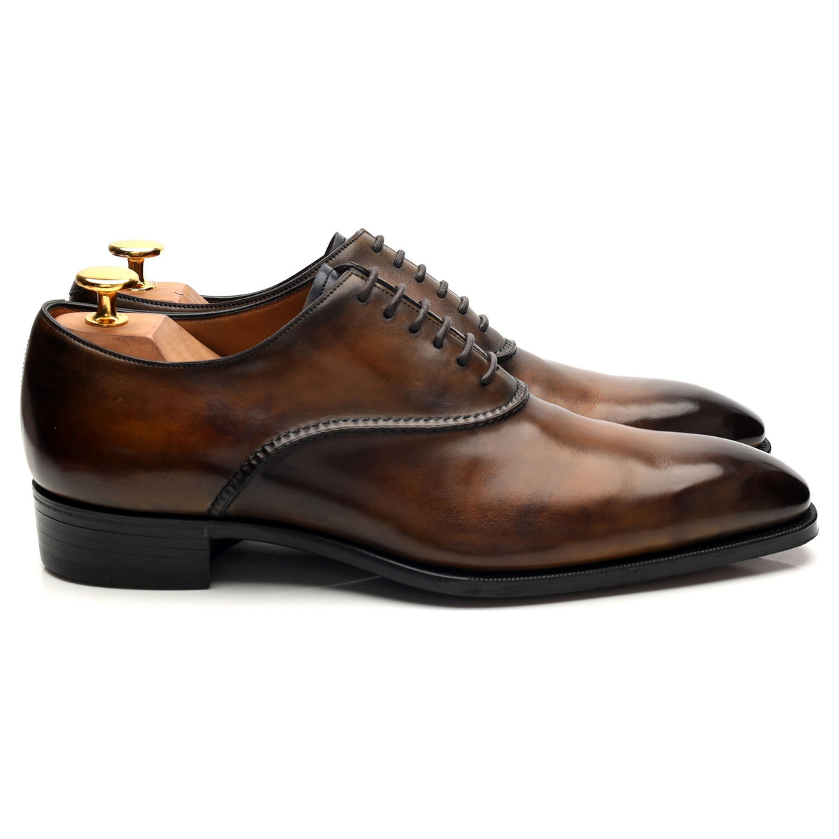 Deco 'Wren' Criolla Brown Patina Leather Oxford UK 6.5 F