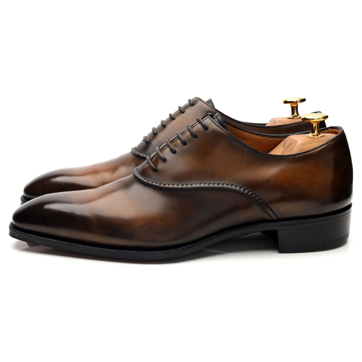 Deco &#39;Wren&#39; Criolla Brown Patina Leather Oxford UK 6.5 F