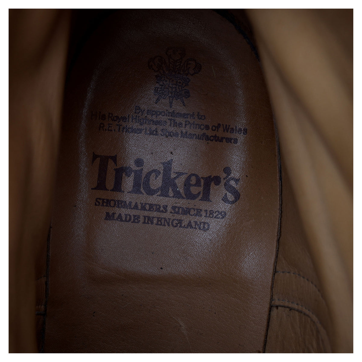 &#39;Malton&#39; Tan Brown Leather Brogue Boots UK 10.5