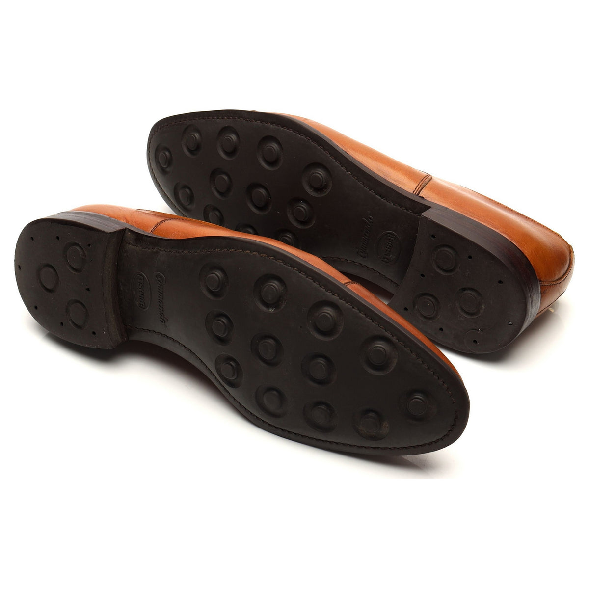 Herring Tan Brown Leather Oxford UK 9.5 F