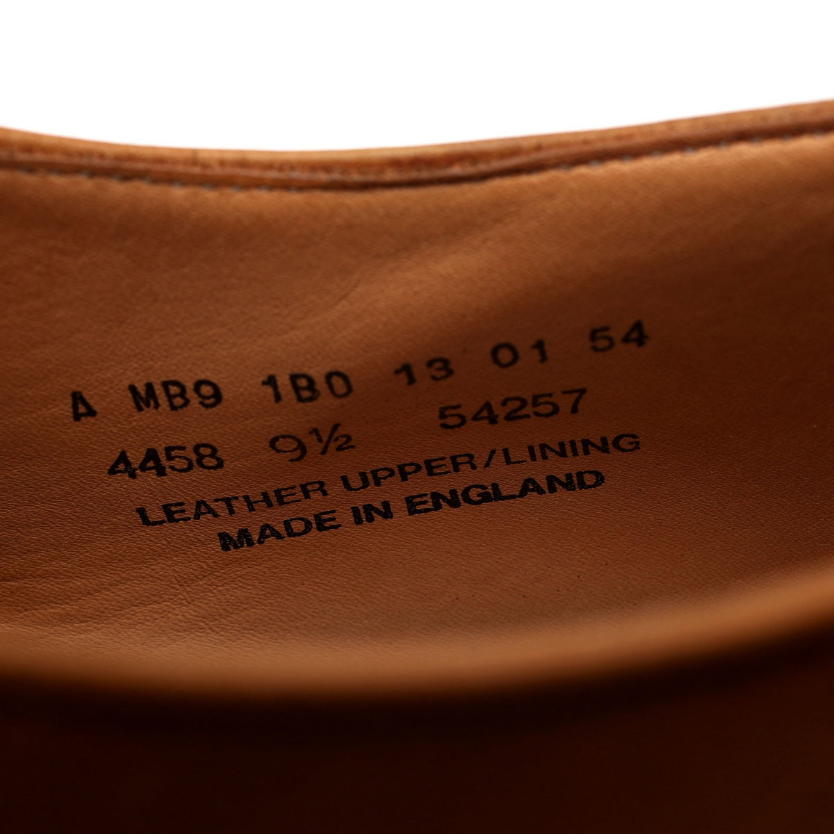 Herring Tan Brown Leather Oxford UK 9.5 F