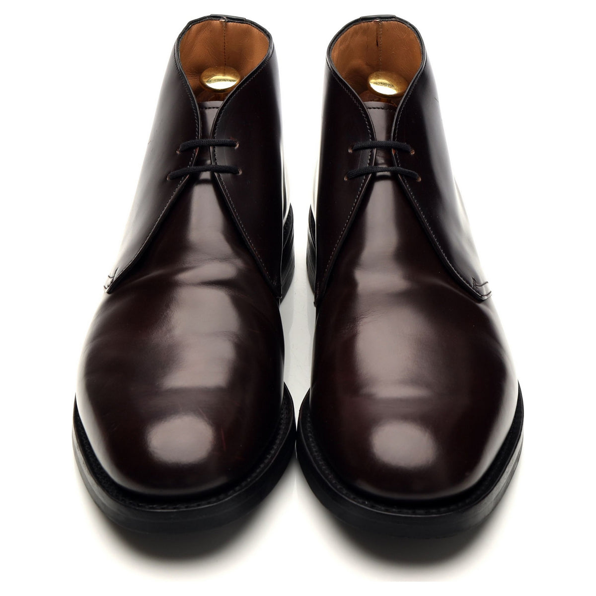 &#39;Ryder 3&#39; Burgundy Leather Chukka Boots UK 8.5 G