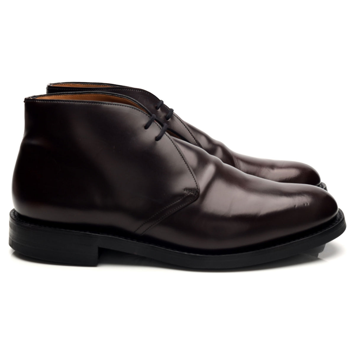 &#39;Ryder 3&#39; Burgundy Leather Chukka Boots UK 8.5 G
