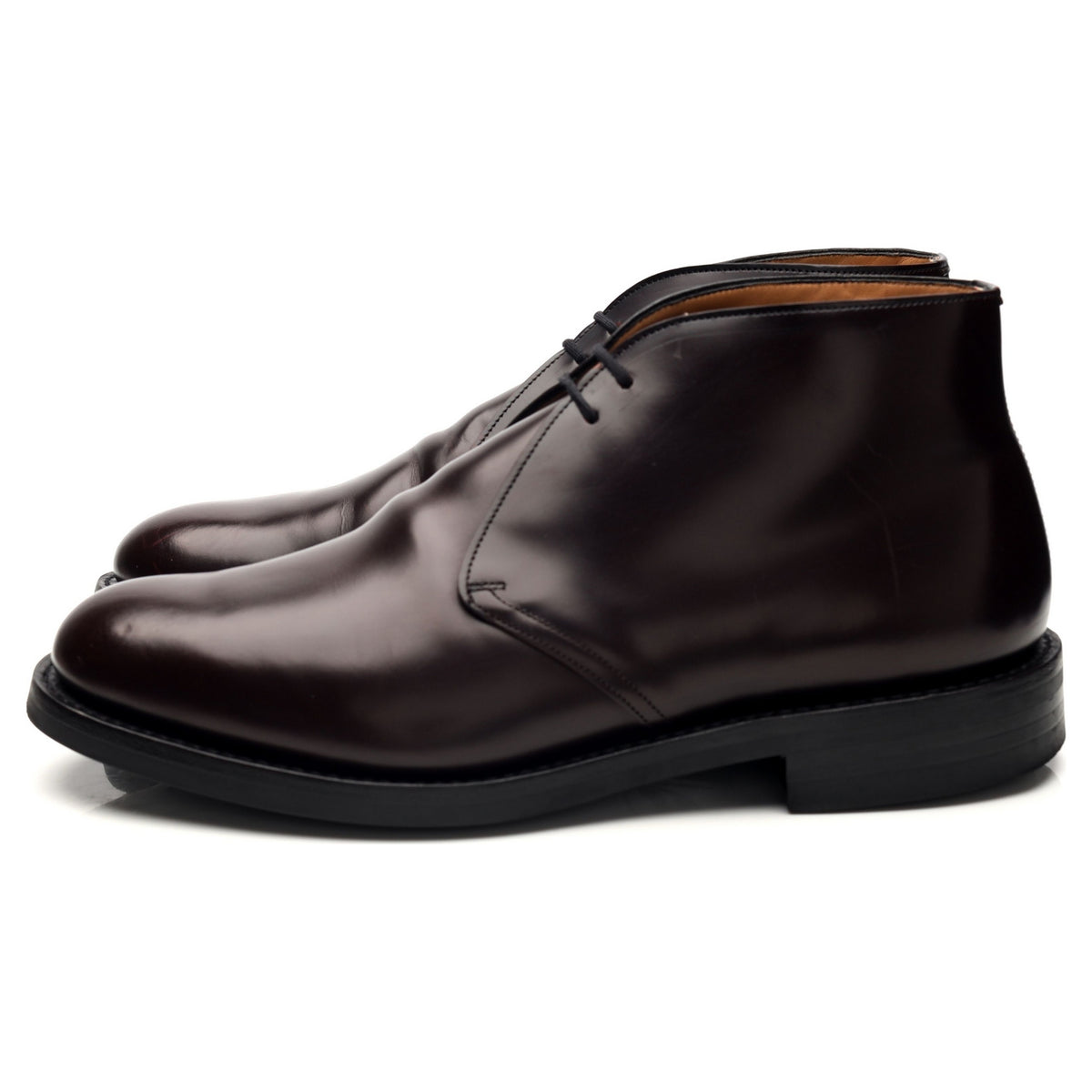 &#39;Ryder 3&#39; Burgundy Leather Chukka Boots UK 8.5 G