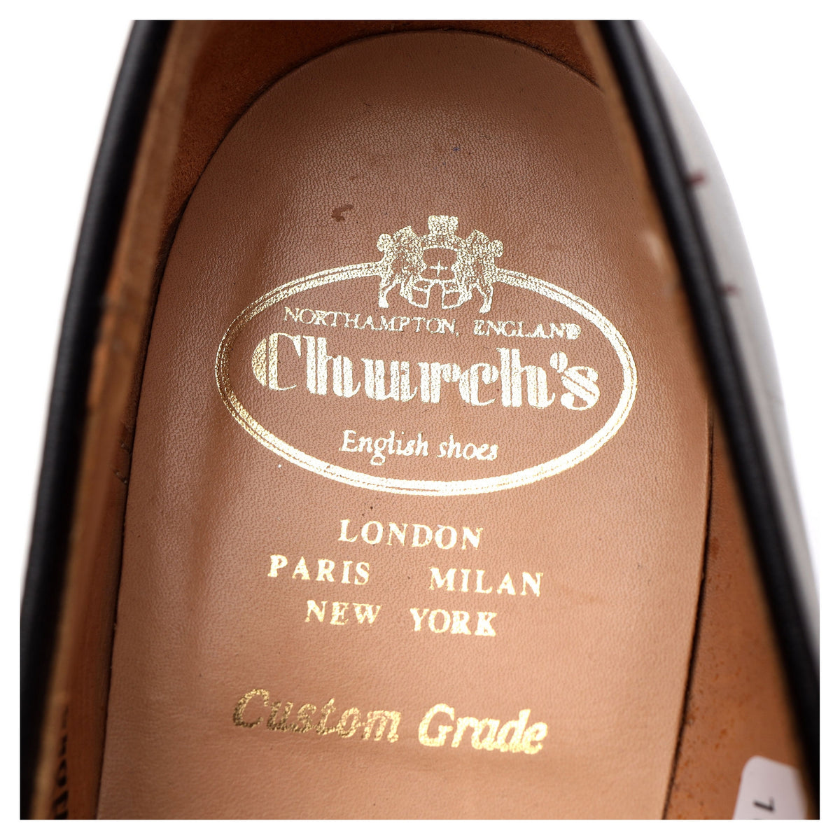 &#39;Harrow&#39; Dark Brown Leather Tassel Loafers UK 9 G