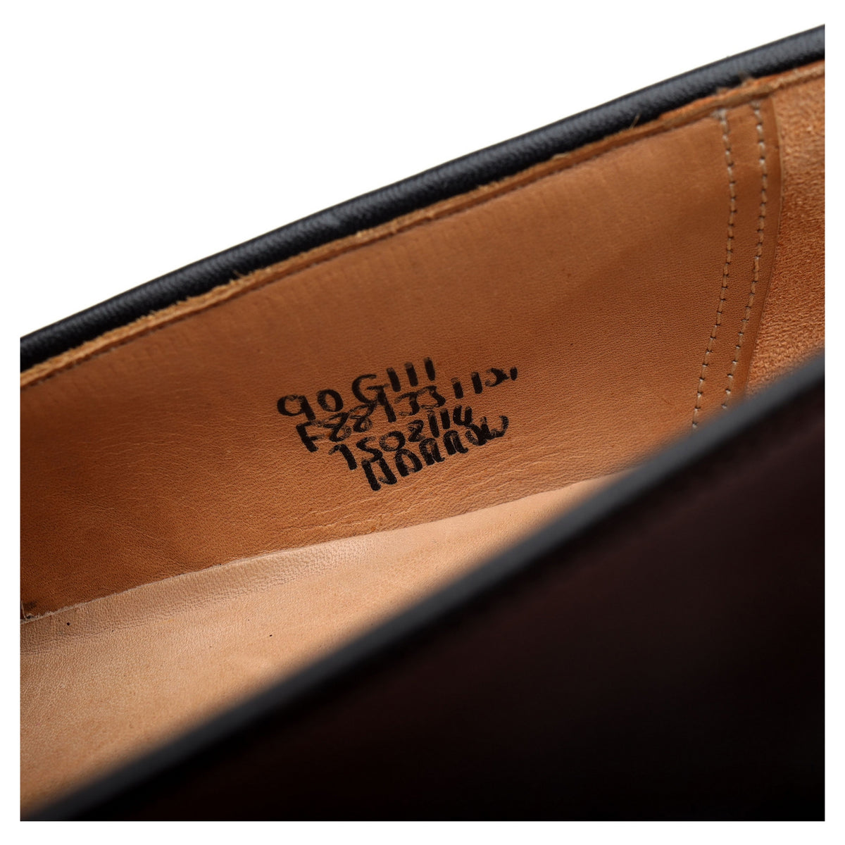 &#39;Harrow&#39; Dark Brown Leather Tassel Loafers UK 9 G