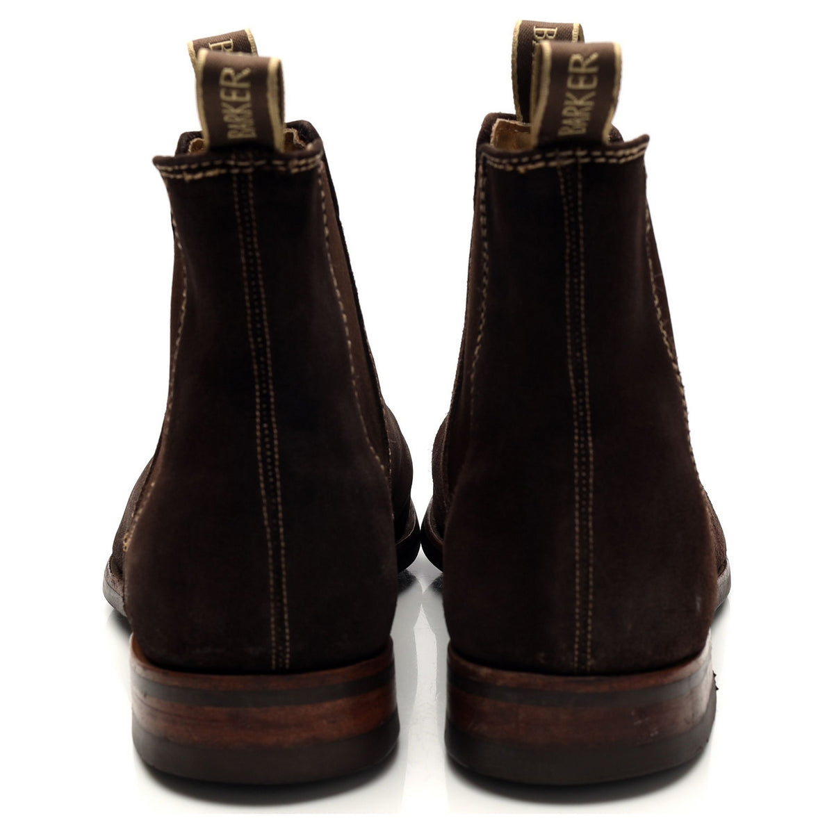 &#39;Mansfield&#39; Brown Suede Chelsea Boots UK 9.5 F
