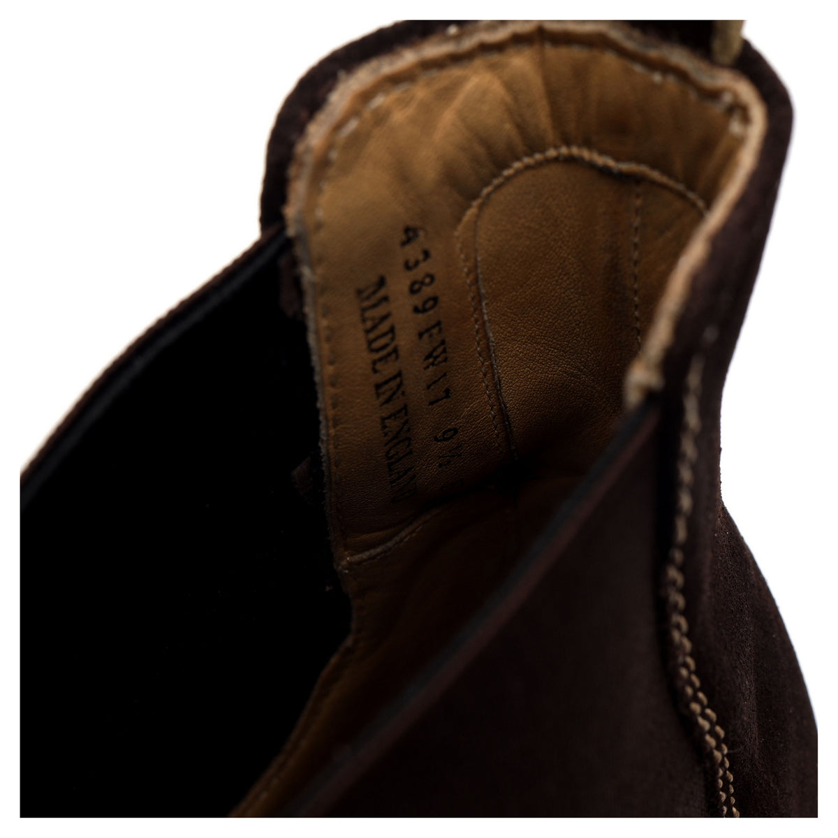 &#39;Mansfield&#39; Brown Suede Chelsea Boots UK 9.5 F