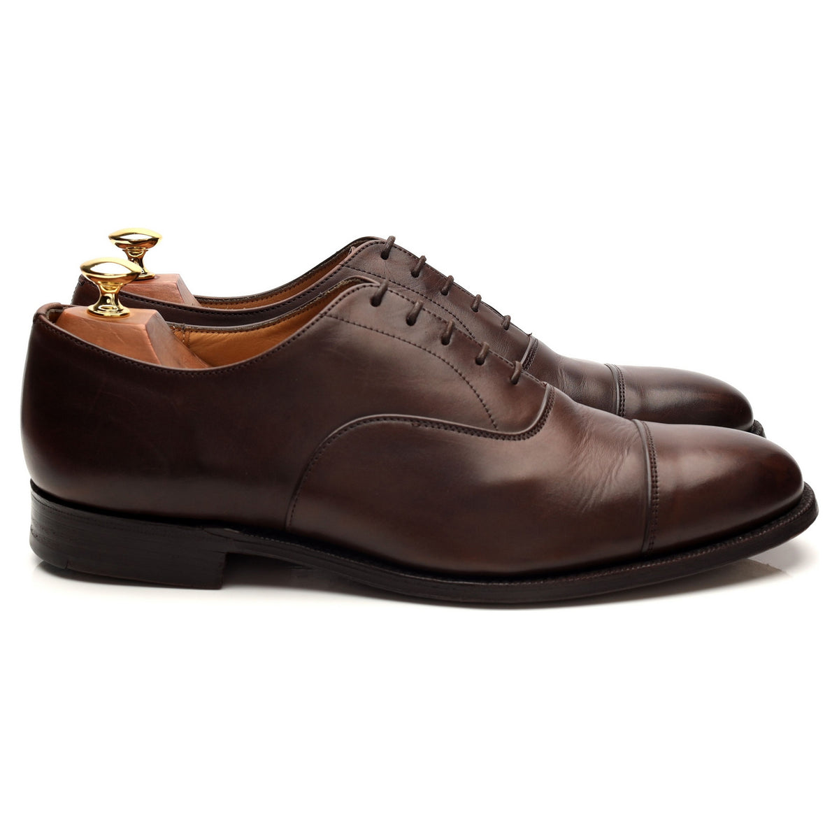 &#39;Consul&#39; Brown Leather Oxford UK 9.5 G